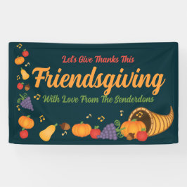 Festive Colorful Cornucopia Friendsgiving Party