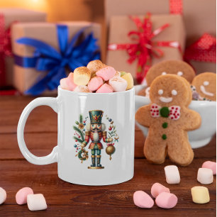 Festive Colorful jul Nutcracker Kaffemugg