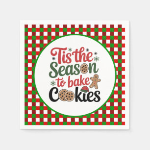 Festive cookie bakning Season party Pappersservett