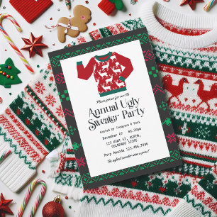 Festive Corporate Ugly Sweater-julbalett Inbjudningar