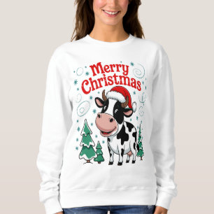 Festive Cow God jul Cheer T Shirt