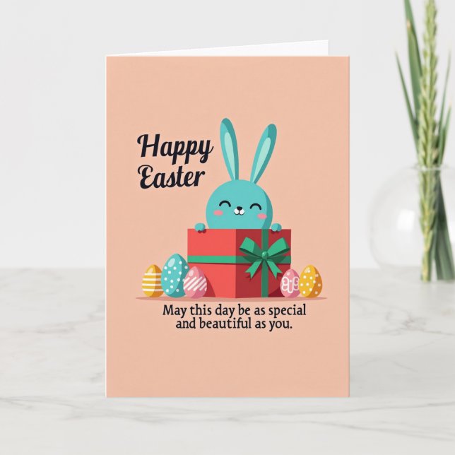 Festive Creature Gift Box Card Kort (Framsida)