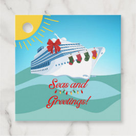 Festive Cruise Frakt Gåvor Etiketter