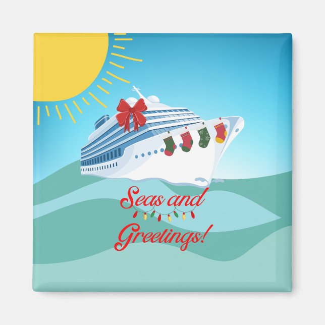 Festive Cruise Frakt Magnet (Framsidan)