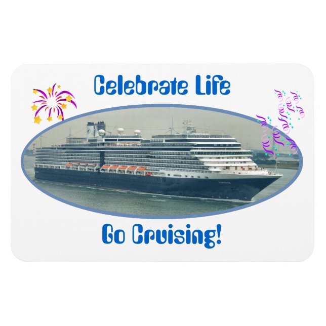 Festive Cruise Premium Magnet (Horisontell)