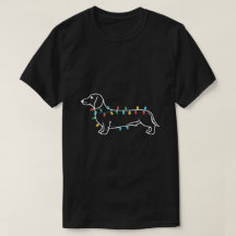 Festive Dachshund med julen Ljus