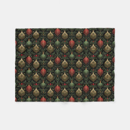 Festive Damask  Fleecefilt