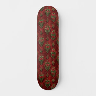 Festive Damask Mini Skateboard Bräda 18,5 Cm