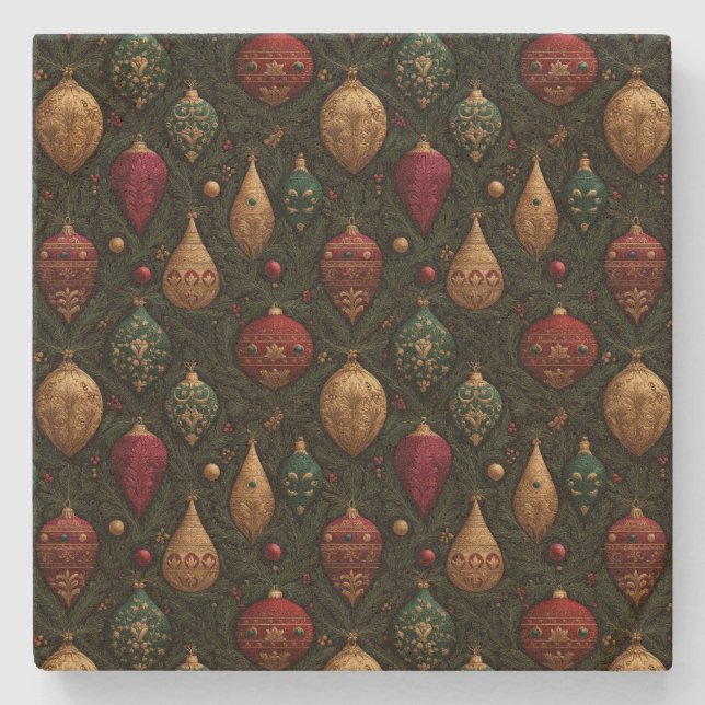 Festive Damask  Stenunderlägg (Framsidan)