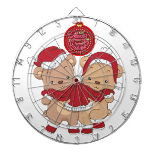 Festive Dartboard-design för ett God jul Darttavla