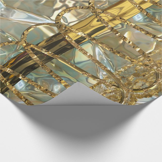 Festive Dazzle Romantic    ChicElegant  Presentpapper (Hörn)