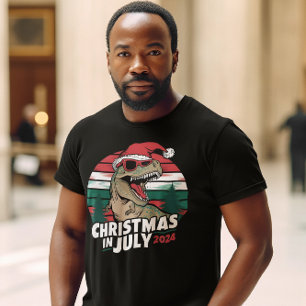 Festive Dino i Shades T Shirt