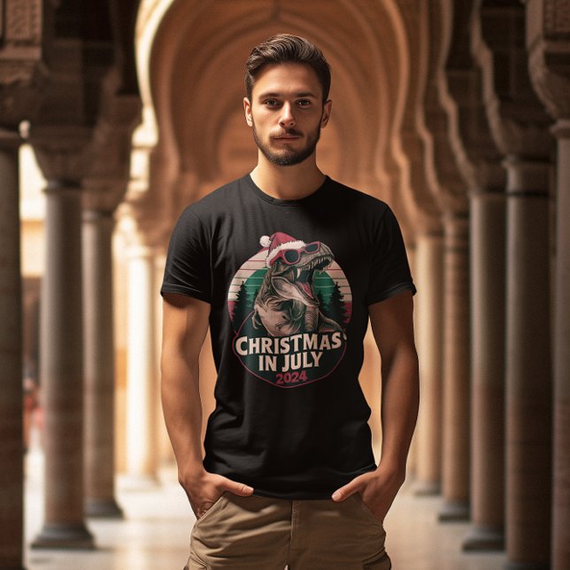 Festive Dino Sticker: Jurassic Santa Santa Santa T Shirt (Skapare uppladdad)