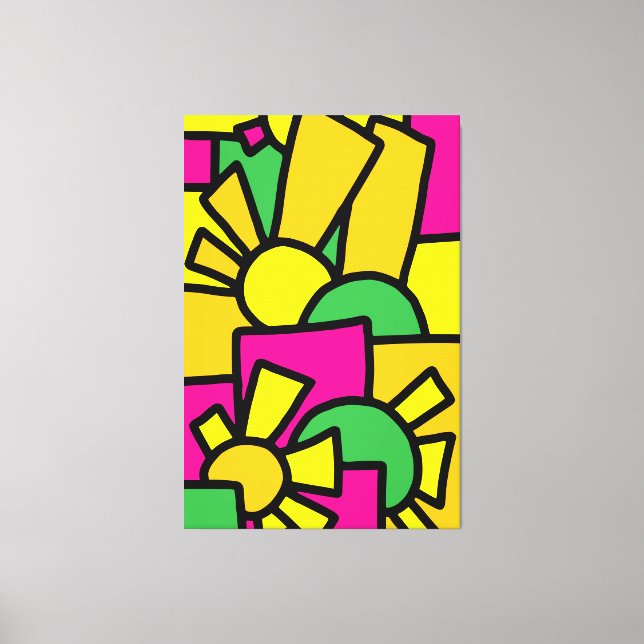 Festive Doodle Art 42 Canvastryck (Framsida)