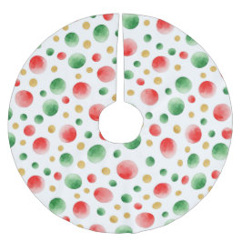 Festive Dot Scatter Julgransmatta Borstad Polyester