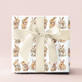 Festive Easter Bunnies | Easter Wrapping Paper Presentpapper