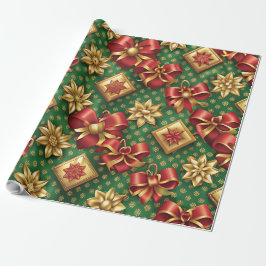 Festive Elegance Gift Wrap Presentpapper