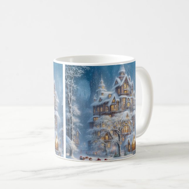 Festive Elegance Leased: Huge House Kaffemugg (Framsida höger)