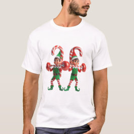 Festive Elf Barbell Challenge Manar-Shirt T Shirt