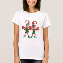 Festive Elf Barbell Challenge Women's T-Shirt