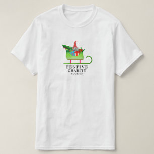 Festive Elf Sleigh, Festive Charity Auction Event T Shirt