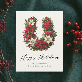 Festive Equestrian Business Corporate-jul Julkort
