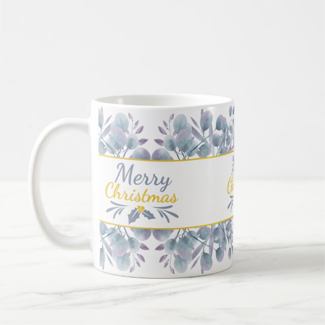 Festive Eucalyptus Kaffemugg (Vänster)