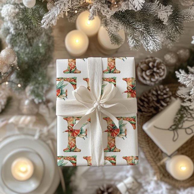 Festive Fairy Brev inför jul Presentpapper (Skapare uppladdad)