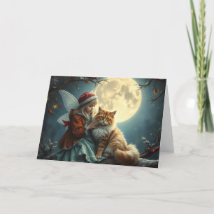 Festive Fairy Card Tack Kort