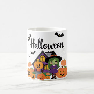 Festive Fall Dekorations: Pumpkins & Witches Kaffemugg
