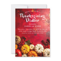 Festive Fall Harvest Thanksgiving Dinner