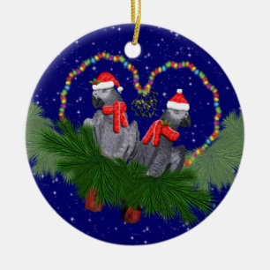 Festive Featherballes Ornament