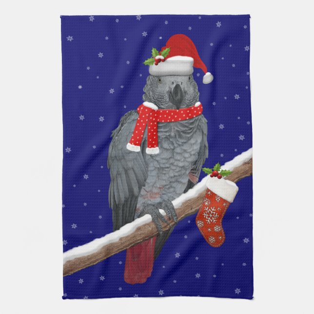 Festive Feathers Kitchen Towel Kökshandduk (Vertikal)
