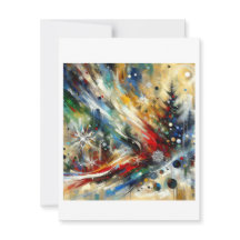 Festive Fervor: Abstrakt Expressionist jul