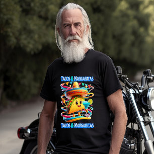 Festive Fiesta Flavors tacos och margaritas T Shirt