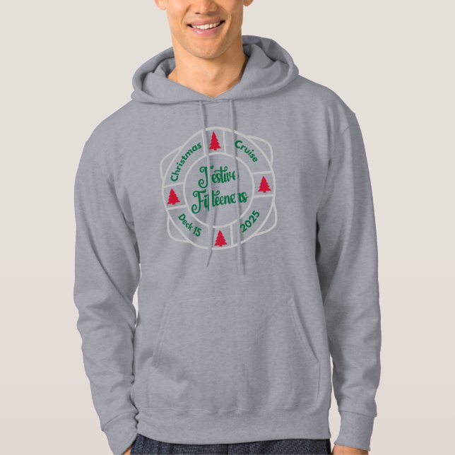 Festive Fifteeners Hooded Sweatshirt (Framsida)
