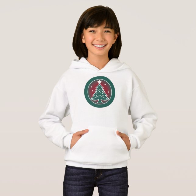 Festive Fir: Julglädje T Shirt (Hel framsida)