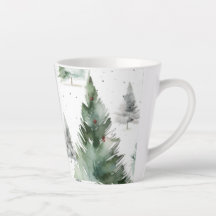 Festive Fir Träd-kaffe Mugg