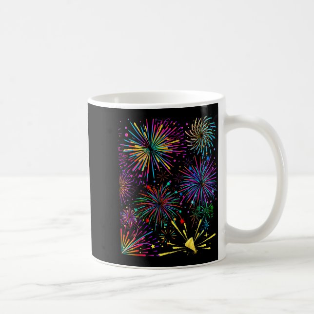 Festive Fireworks &amp; Parades Shows Holiday Chee Kaffemugg (Höger)