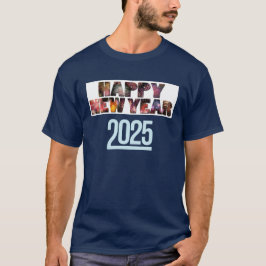 "Festive Fireworks Gott nytt år 2025 T-Shirt