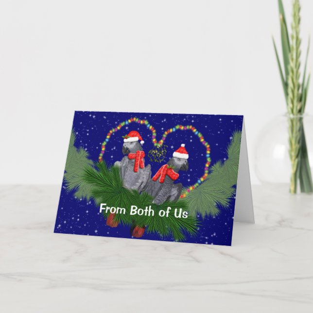 Festive Fjäderbollar (från Båda Oss) Kort (Framsida)