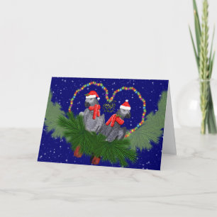 Festive Fjäderbollar Kort