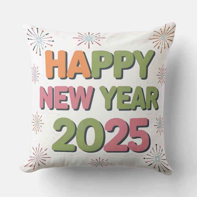 Festive Flair for Your Home 2025 New year Pillows Kudde (Framsida)
