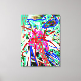 Festive Flower Canvastryck