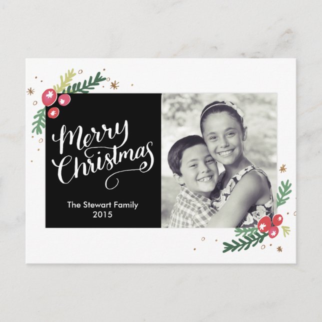 Festive Foliage Collection Helg Vykort (Framsida)