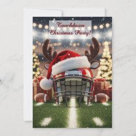 Festive Football Cheer – Holiday Game Invitation Inbjudningar
