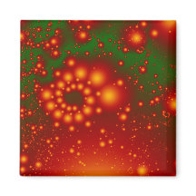 Festive Fractal Magnet