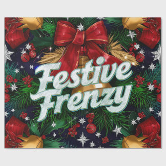 Festive Frenzy Maximalist Helgdag Presentpapper
