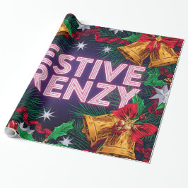 Festive Frenzy Maximalist Helgdag Presentpapper