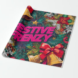 Festive Frenzy Maximalist Helgdag Presentpapper